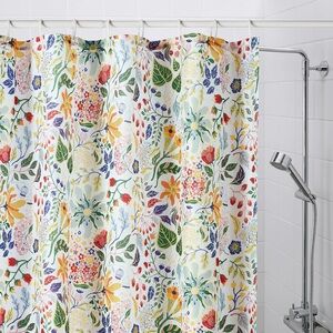 Floral Multicolor Shower Curtain